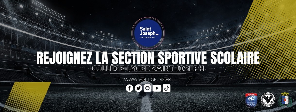 Rejoignez la section football du collège ou lycée Saint Joseph !