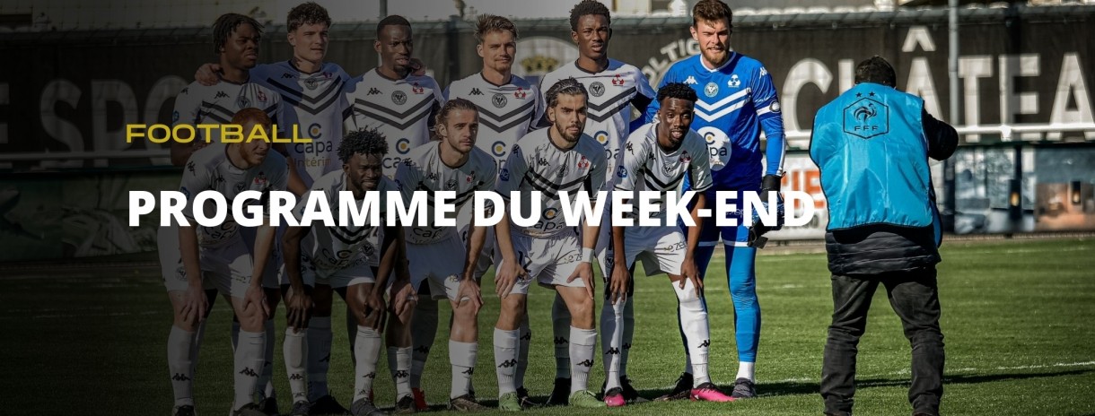 Le programme du week-end !