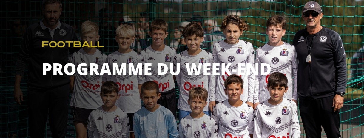 Le programme du week-end !