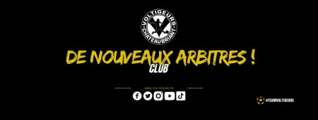 De nouveaux arbitres au club!