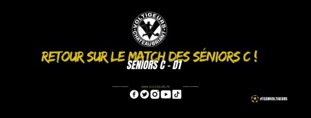 Retour sur le match des séniors C !