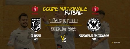 16èmes de finale de coupe de France: TA Rennes - Voltigeurs !