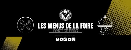 Les menus de la Foire de BÉRÉ !