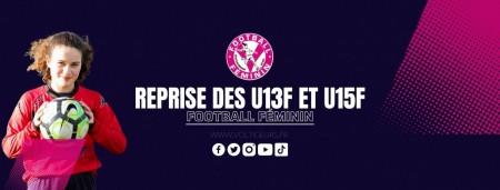 Reprise des U13F et U15F