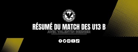 Match des U13 B contre Vallons de l'Erdre