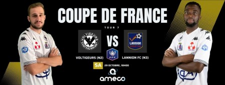 Coupe de France - Les Voltigeurs accueillent Lannion FC !