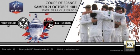 6ème tour de la Coupe de France Samedi 21 Octobre à 18H