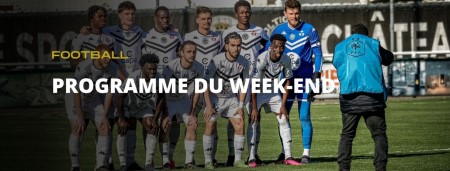 Le programme du week-end !