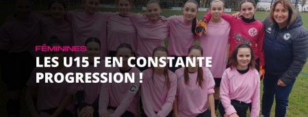Les U15F en constante progression !