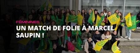 Nos féminines au Stade Marcel Saupin !