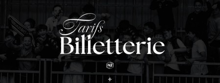 Tarifs billetterie – Saison 2025/2026 (N2)
