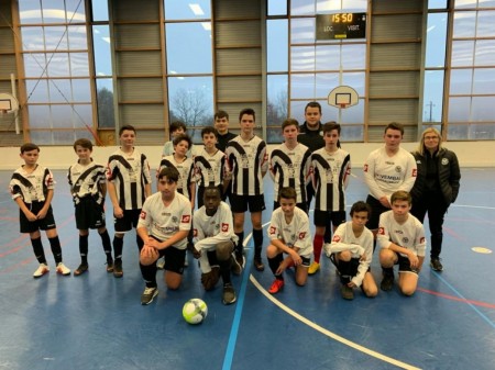 Rencontre amicale entre les U15 futsal et les U15 football