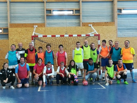 Tournoi interne pour le futsal adapté