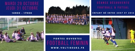 Journées portes ouvertes pour le football et le futsal féminin