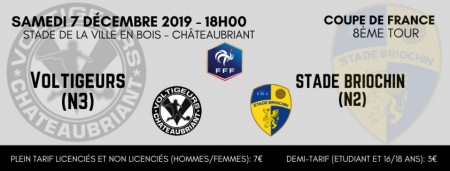 Bénévoles pour le 8ème tour de coupe de France !