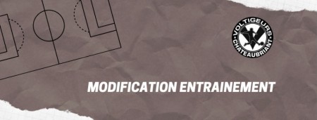 Modifications d’entraînement pour les U6 à U9