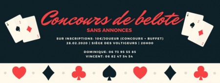 Concours de belote !