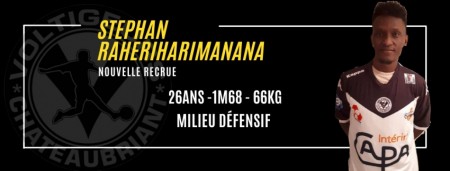 Stephan RAHERIHARIMANANA rejoint les Voltigeurs !