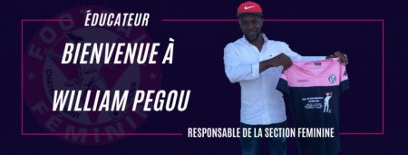 Bienvenue à Wiliam PEGOU, nouveau responsable féminin 