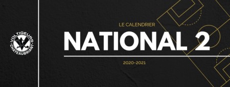 Le calendrier de la National 2 est tombé !