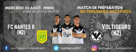 RÉSUMÉ VIDÉO - Les Voltigeurs accueillaient la réserve du FC NANTES !