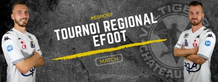 Deux licenciés représentent le club pour le tournoi régional EFOOT !