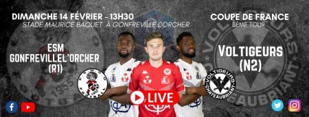 Coupe de France - Les Voltigeurs se déplacent à Gonfreville l'Orcher !