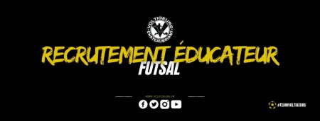 La section futsal recrute un éducateur !