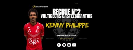 Nouveau joueur - Kenny PHILIPPE rejoint les Voltigeurs !