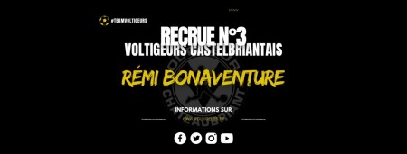 Nouveau joueur - Rémi BONAVENTURE rejoint les Voltigeurs !