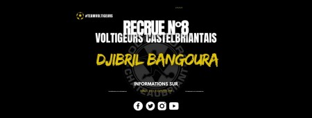 Nouveau joueur - Djibril BANGOURA rejoint les Voltigeurs !