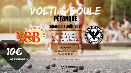 Volti & boule, le tournoi de pétanque à ne pas rater !