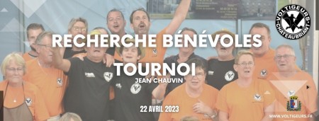 Recherche bénévoles Tournoi Jean Chauvin !